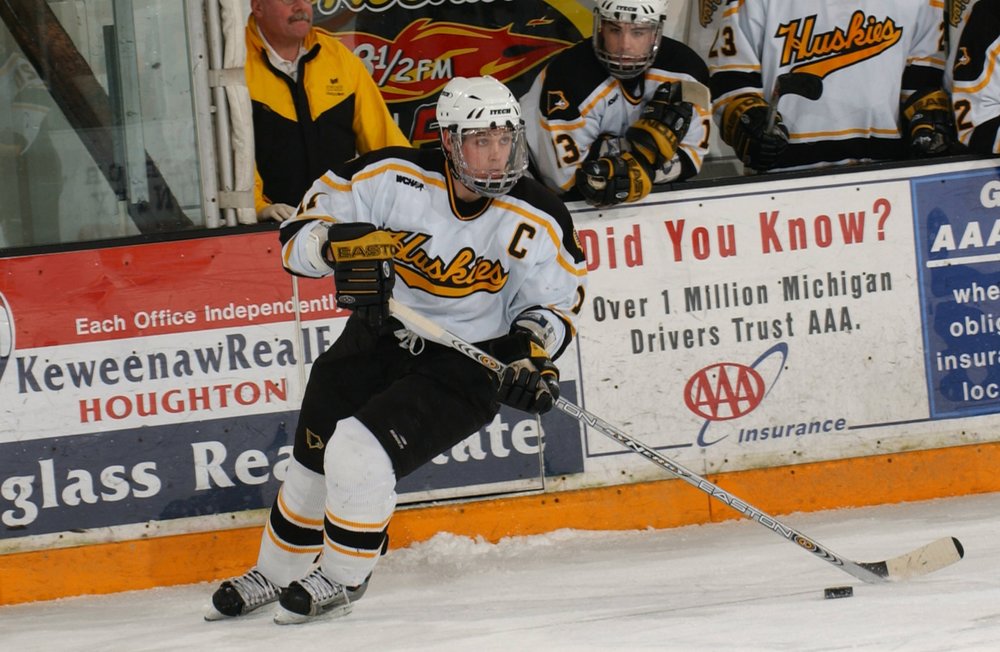 Colin Murphy was a star for the Fort McMurray Oil Barrons of the AJHL before his stellar career at Michigan Tech (Photo Courtesy of Michigan Tech).